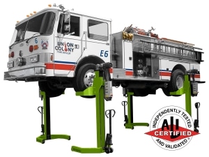 LP Line-Powered Mobile Column Lifts Fire