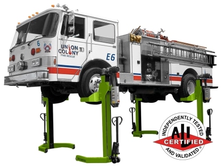 LP Line-Powered Mobile Column Lifts Fire