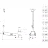 WS-16415 Two-Step Air-Hydraulic Jack Dimensions