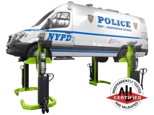 Cable Battery-Powered Mobile Column Lifts