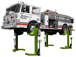 LP Line-Powered Mobile Column Lifts Fire