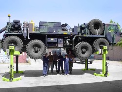 Heavy-Duty Mobile Column Lifts Military