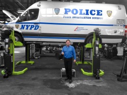Cable Battery Mobile Column Lifts