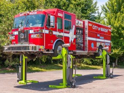 BPW Wireless Mobile Column Lifts Fire and Rescue
