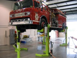 HDML Heavy Duty-Mobile Column Lifts Firetruck